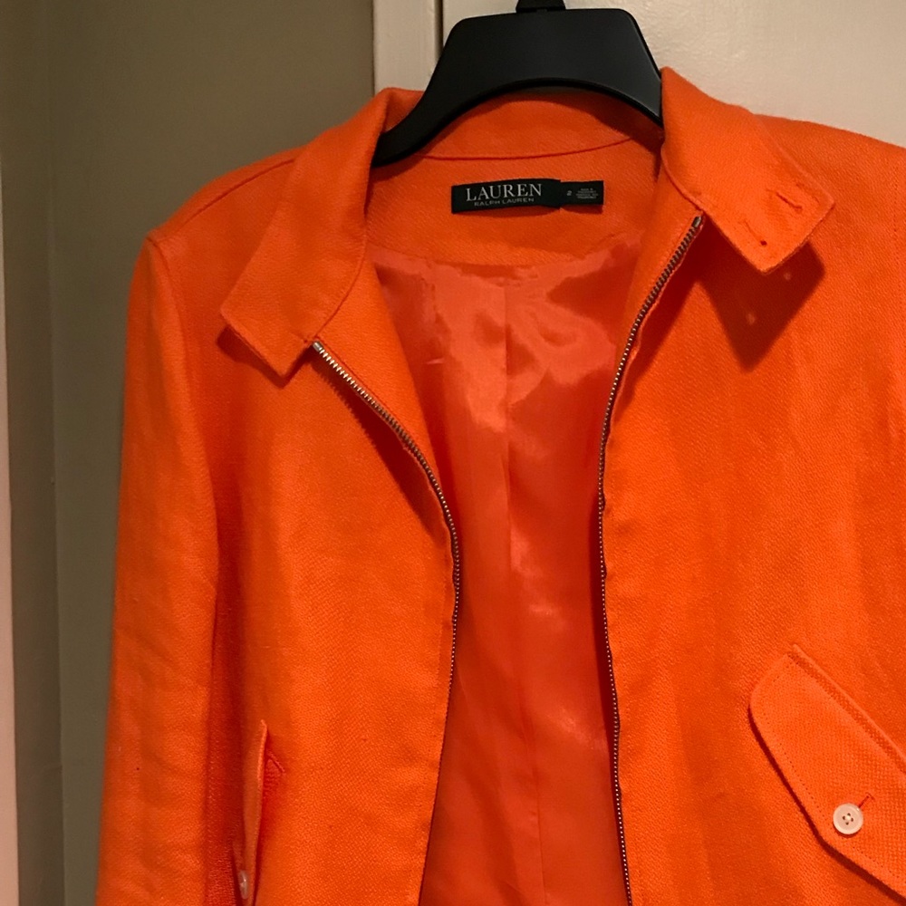 Orange jacket